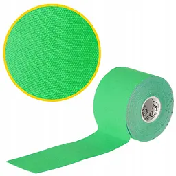 Стрічка кінезіологічна (кінезіо тейп) 4FIZJO 5 см x 5 м 4FJ0543 Green (P-5907739315984) - мініатюра 3