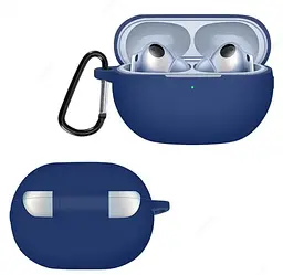 Чохол-накладка DK Silicone Candy Friendly із карабіном для Huawei FreeBuds Pro 3 (dark blue) - мініатюра 2