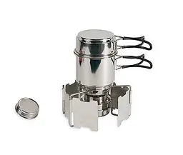 Повний набір спиртового пальника Tatonka Alcohol Burner Set Сірий - мініатюра 3