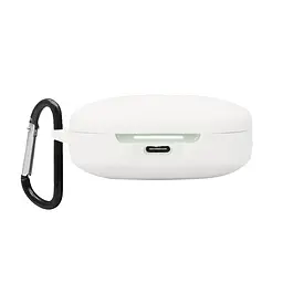 Силіконовий чохол для навушників Xiaomi Redmi Buds 6, Hang Case, білий, ультратонкий захисний кейс товщиною 2 мм, захист від подряпин, пилу та ударів, компактний, з карабіном для кріплення, ArmorStandart (ARM83393)