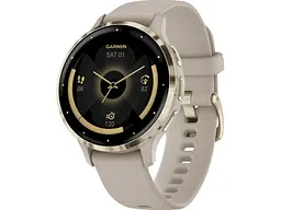 Смарт-часы Garmin Venu 3S Soft Gold S. Steel Bezel w. French Gray Case and S. Band (010-02785-02)