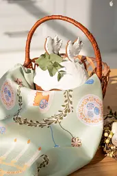 Рушник «Великодній вінок» зелений 40х70 - мініатюра 10