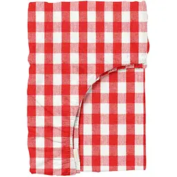 Простирадло на резинці в дитяче ліжечко Cosas Red Check 60х120х12 см (RedCheck_120)