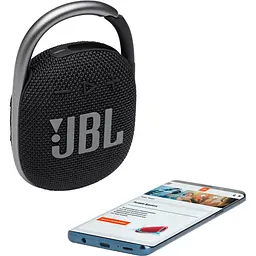 Портативна акустика JBL Clip 4 Black JBLCLIP4BLK - мініатюра 2