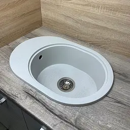Кухонна мийка Adamant Ovale 610x420x180 old stone 644223, Сірий - мініатюра 3