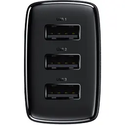 Зарядний пристрій Baseus Compact Charger 3U 17W Black (CCXJ020101) - мініатюра 4