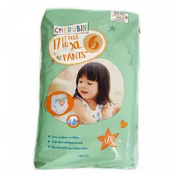 Підгузки-трусики Cherubin Розмір 6, 17 + кг, 18 шт