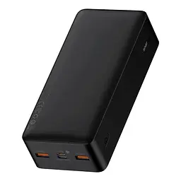 Портативный зарядний повербанк Baseus Bipow Digital Display 30000 mAh на 20 W LED-дисплей + кабель оригінал - мініатюра 3