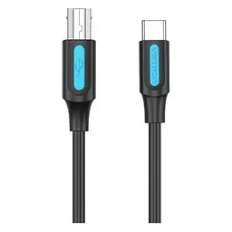 Кабель для принтера USB-C 2.0 to BM 2.0m 2.4А 480Mbps Vention (CQUBH) - мініатюра 2