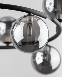 Підвісний світильник, люстра TK Lighting 6844 Anabelle G9 8x8W IP20 графітовий - мініатюра 2