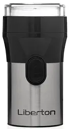 Кавомолка Liberton LCG-2303, чорний/Inox, 150W, 70г, імпульсний режим, блокування включення при знятій кришці, корпус нержавіюча