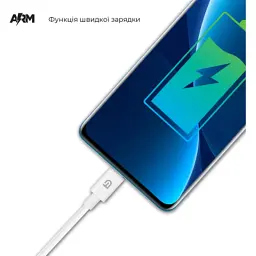 Дата кабель USB 2.0 AM to USB-C 1.2m AMD718L white Armorstandart (ARM64298) - мініатюра 4