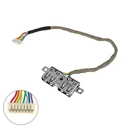 Роз'єм живлення роз'єм Hewlett Packard USB для ноутбука HP (4525s) з кабелем 613224-001 Б/В