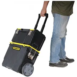 Ящик на колесах Stanley Mobile WorkCenter 3 секції 47.5х28.4х63 см (1-70-326) - мініатюра 6