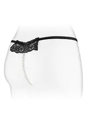 Трусики-стрінги з перлиною ниткою Fashion Secret KATIA Black Fashion Secret SO2245 94651 - мініатюра 3