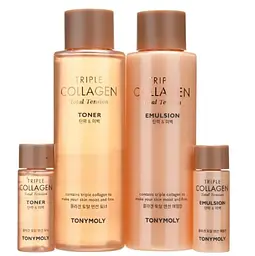 Набір засобів для догляду за шкірою обличчя Tony Moly Triple Collagen Total Tension Set