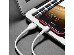 Кабель Hoco X37 Cool Power MicroUSB 1m White (6931474710505) - мініатюра 3