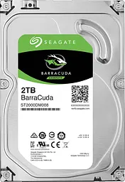 Жорсткий диск 3.5" 2TB Seagate BarraCuda 7200rpm 256MB SATAIII (ST2000DM008)