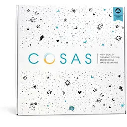 Підковдра дитяча CosasDino In Space 110х140 см (DinoSpace_SkyZig_140q) - мініатюра 4