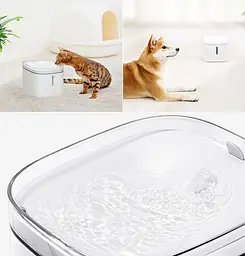 Розумна поїлки для тварин Kitten Puppy Water Dispenser XWWF01MG - мініатюра 4