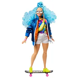 Лялька Barbie Екстра з блакитним кучерявим волоссям (GRN30) - мініатюра 2
