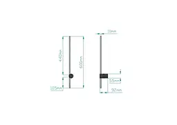 Настінний світильник MJ-Light LINE 7W 3000K WH 13006 - мініатюра 4