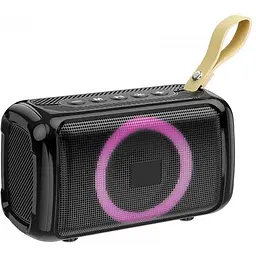 Портативна колонка XPRO BR17 5Вт USB AUX FM Bluetooth чорна (ЦУ-00033703) - мініатюра 5
