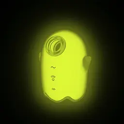 Вакуумний стимулятор із вібрацією Satisfyer Glowing Ghost Yellow - мініатюра 6