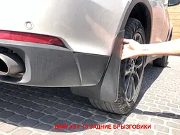 Бризковики для BMW X5 F15 2014-2018 (з порогами) Комплект 4 шт - мініатюра 7