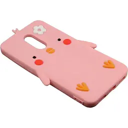 Чохол-накладка Toto Silicon Сartoon Network Chicken Case Xiaomi Redmi 5 Pink - мініатюра 3
