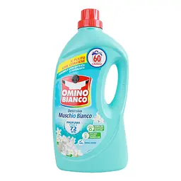 Гель для прання Omino Bianco Muschio Білий Мускус Universal 2.4 л - мініатюра 2