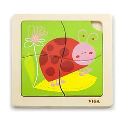 Пазл Viga Toys Божья коровка (50140)