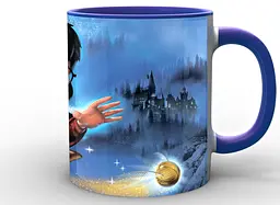 Кружка GeekLand Harry Potter art images синя - мініатюра 3