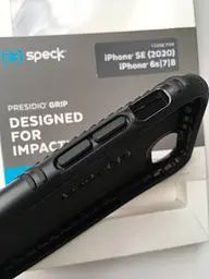 Протиударний чохол-бампер Speck Presidio Grip 117574-1050 для iPhone 6/6S/7/8/SE 2020/2022 Black - мініатюра 9