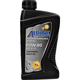 Олива трансмісійнa Alpine Gear Oil 85W-90 LS GL-5 1л - мініатюра 2