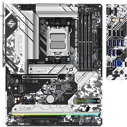 Материнська плата ASRock X670E Steel Legend EU [144407] - мініатюра 7