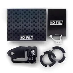 Пояс вірності для чоловіків Lock-a-Willy (чорний) - мініатюра 2