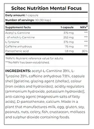 Енергетик Scitec Nutrition Mental Focus 90 капсул - мініатюра 2