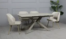 Стіл розкладний Prestol Монако 1600/2400x900x750 травертин - мініатюра 5