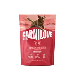 Сухий корм для активних собак Carnilove Active Venison & Reindeer & Wild Boar Active Adults суперпреміум оленина і дикий кабан 1.5 кг