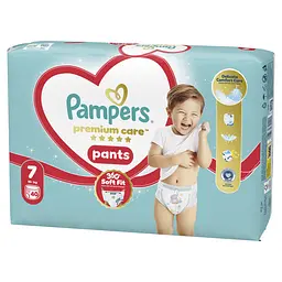 Підгузки-трусики Pampers Premium Care Pants розмір 7 (15+ кг) 40 шт. - мініатюра 2