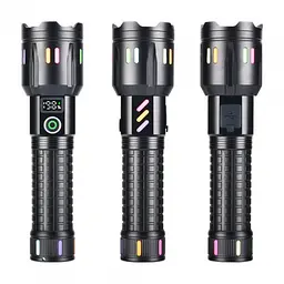 Ліхтар ручний Coba CB-G62-TG акумуляторний з режимом zoom 1x26650/3xAAA Type-C FLUORESCENCE - мініатюра 6