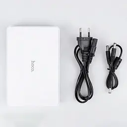 Джерело безперебійного живлення Hoco DB25 Plus Smart Mini UPS для роутерів 5V/9V/12V 10000 mAh White - мініатюра 6