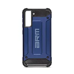 Чехол для Samsung Galaxy S21 FE 5G (G990), Panzer, синий, противоударный, бронированный, милитари, панель-накладка, защита всего корпуса, защита дисплея и камеры, термополиуретан (TPU) + поликарбонат (PC), ArmorStandart (ARM70806)