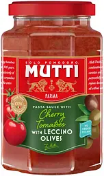 Cоус томатний Mutti Leccino Olives з оливками 400 г