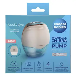 Молоковідсмоктувач Canpol babies бездротовий електричний Hands-Free (20/100) - мініатюра 2