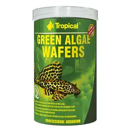 Сухий корм для акваріумних риб Tropical в пластинках Green Algae Wafers 1 л для травоїдних донних риб