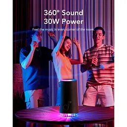 Портативна акустика SoundCore Glow Black (A3166G11) [135175] - мініатюра 4