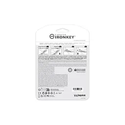 USB флеш накопичувач Kingston 128GB IronKey Keypad 200 Type-C Encrypted Blue USB 3.2 (IKKP200C/128GB) - мініатюра 7