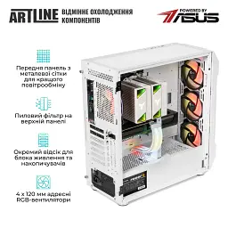 Комп'ютер Artline Overlord X83WHITE Windows 11 Home (X83WHITEv44Win) - мініатюра 5
